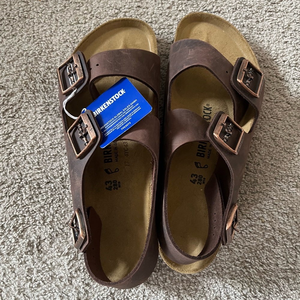 Birkenstock - Men’s Brown Arizona Sandals - Size 10